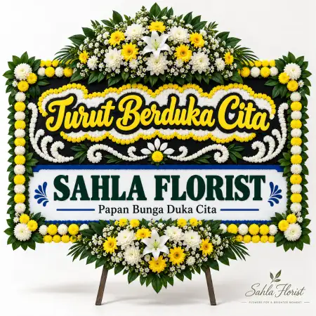 Papan Bunga Duka Empat Lawang